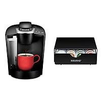 Keurig K-Classic Coffee Maker K-Cup Pod & Slim Non-Rolling Storage Drawer, Coffee Pod Storage, Holds up to 24 K-Cup Pods, Black, Storage Drawer - 24ct, 9.2 x 3.3 x 12.2 inches