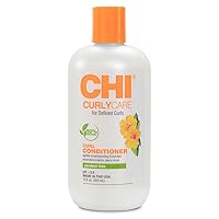 CHI CurlyCare - Curl Conditioner 12 fl oz- Gentle Formula Hydrates Curls, Reduces Frizz While Retaining Curl Shape and Curl Pattern