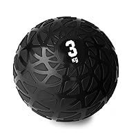 La-Vie 3B-3435 Medicine Ball, 6.6 lbs (3 kg), Training, Core Muscle Training, Cardio Exercise, Weight, Dumbbell, Black