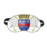 Saint Barthelemy Asia National Emblem Sleep Eye Shield Soft Night Blindfold Shade Cover