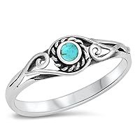 CHOOSE YOUR COLOR Sterling Silver Ring