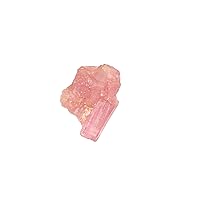 GEMHUB Rare Raw Rough Brazilian Pink Tourmaline Uncut Healing Crystal 2.10 ct Loose Gemstone EGL Certified
