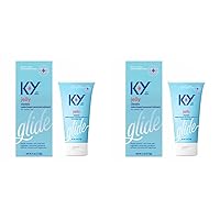 K-Y Jelly Personal Lubricant, Body-Friendly Water-Based Formula, Safe for Anal Sex, Safe to Use with Latex Condoms. Glide into a Wetter, Better Experience Every Day. for Men, Women, (Pack of 2)