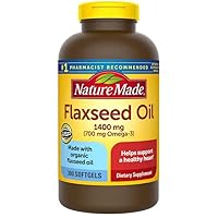 Nature Made Flaxseed Oil 1400 mg, 300 Softgels