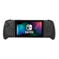 Hori Nintendo Switch Split Pad Pro (Black) Ergonomic Controller for Handheld Mode - Officially Licensed By Nintendo