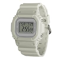 Women Digital Watch Girl Sport Resistant Outdoor Waterproof Electronic Watch with Alarm, Stopwatch, Luminous Night Light Men Boy Military Watch
