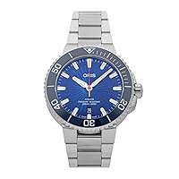 Oris Aquis Automatic Blue Dial Watch 01 733 7766 4185-SET (Pre-Owned)