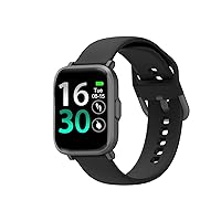 HiFiT Fitness Tracker, 18 Sport Modes IP68 Waterproof Smart Watch, Blood Oxygen Monitor Heart Rate Sleep Tracker Fitness Watch for Unisex-Adult (Black)