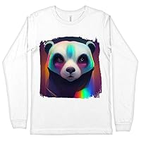 Animal Art Long Sleeve T-Shirt - Rainbow T-Shirt - Wild Long Sleeve Tee Shirt