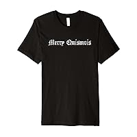 Merry Quismois Funny Christmas Meme Matching PJs Viral Joke Premium T-Shirt