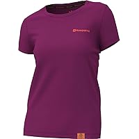 Husqvarna Short Sleeve t-Shirt, Large, Purple