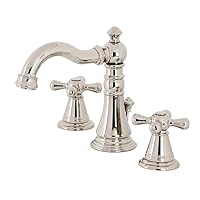 Kingston Brass FSC1979AAX American Classic Widespread Bathroom Faucet, Polished Nickel, 8 x 5.19 x 6