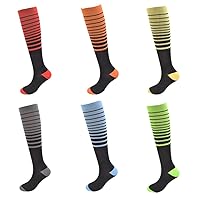 Calf Socks Exercise Pressure Outdoor Compression Socks Wicking Sweat Breathable Running Socks