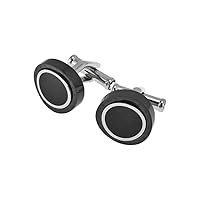 Montblanc Meisterstuck Contemporary Turning Black PVD Cuff Links 104506