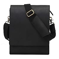 Leathario Men's Crossbody Bag Genuine Leather Shoulder Bag For Men Small Messenger Retro Satchel Travel Work