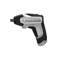 Black & Decker BCF611SCK-QW Silver Series Cordless Screwdriver Quick Charge 3.6V 1.6Ah 5.5NM