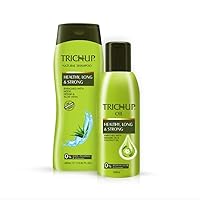 Healthy Long & Strong Oil & Shampoo by Trichupp - Enriched with Natural Herbs - Provides Essential Nutrients to Hair Follicles & Keeps Your Hair healthy & Shiny (combo)