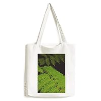 Green Leavest Picture Nature Tote Canvas Bag Shopping Satchel Casual Handbag