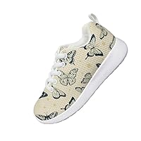 Children's Sneakers Boys and Girls Soles Shock Absorbable Wear Resistant Breathable Comfortable School Sneakers Light