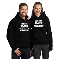 Funny Exercise Hoodie,Gym Hoodie for Her,Exercise Accessories for Couples