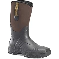 Double-H Boots Men's 13 inch WP Wide Square Black