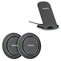 Yootech [3 Pack] Wireless Charger Bundle with Pad & Stand