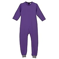 One-Piece Anti-Strip Jumpsuit for Kids with Special Needs purple XL