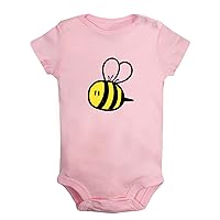 Animal Little Bee Sweet Pattern Baby Romper Jumpsuits, Newborn Bodysuits, Infant Outfits, 0-24Months Kids Short Clothes