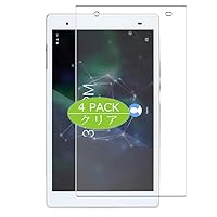 [4 Pack] Screen Protector, Compatible with Lenovo TB-8804F TB-8804N / Tab4 8 Plus TB-8704V TPU Film Protectors [Not Tempered Glass]