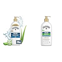Gold Bond Healing Hydrating Lotion, 20 oz., With Aloe, Moisturizes, Immediate 24-Hour Hydration & Healing Sensitive Daily Body & Face Lotion for Dry, Sensitive Skin, 13 oz.