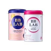 BB LAB Collagen Bundle(Pack of 2) Day & Night Low-Molecular Collagen Stick Supplement, Marine Collagen, Fish Collagen, Vitamin C, Hyaluronic Acid, 12 Probiotics, Fast Absorption - 60 Ct