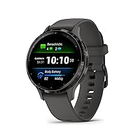 Garmin Venu 3 GPS Fitness Smart Watch with Bluetooth Telephony and Voice Assistance. Ultra-Sharp 1.3