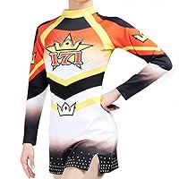LIUHUO Cheerleading Uniforms Professional Tight-fitting Girls Competition Stage Gradient