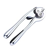 CHUNCIN - Can Opener Manual Multi Function Scratch Proof, Thick Zinc Alloy Safety Can Opener Tin Can Opener Kitchen Utensils,Silver