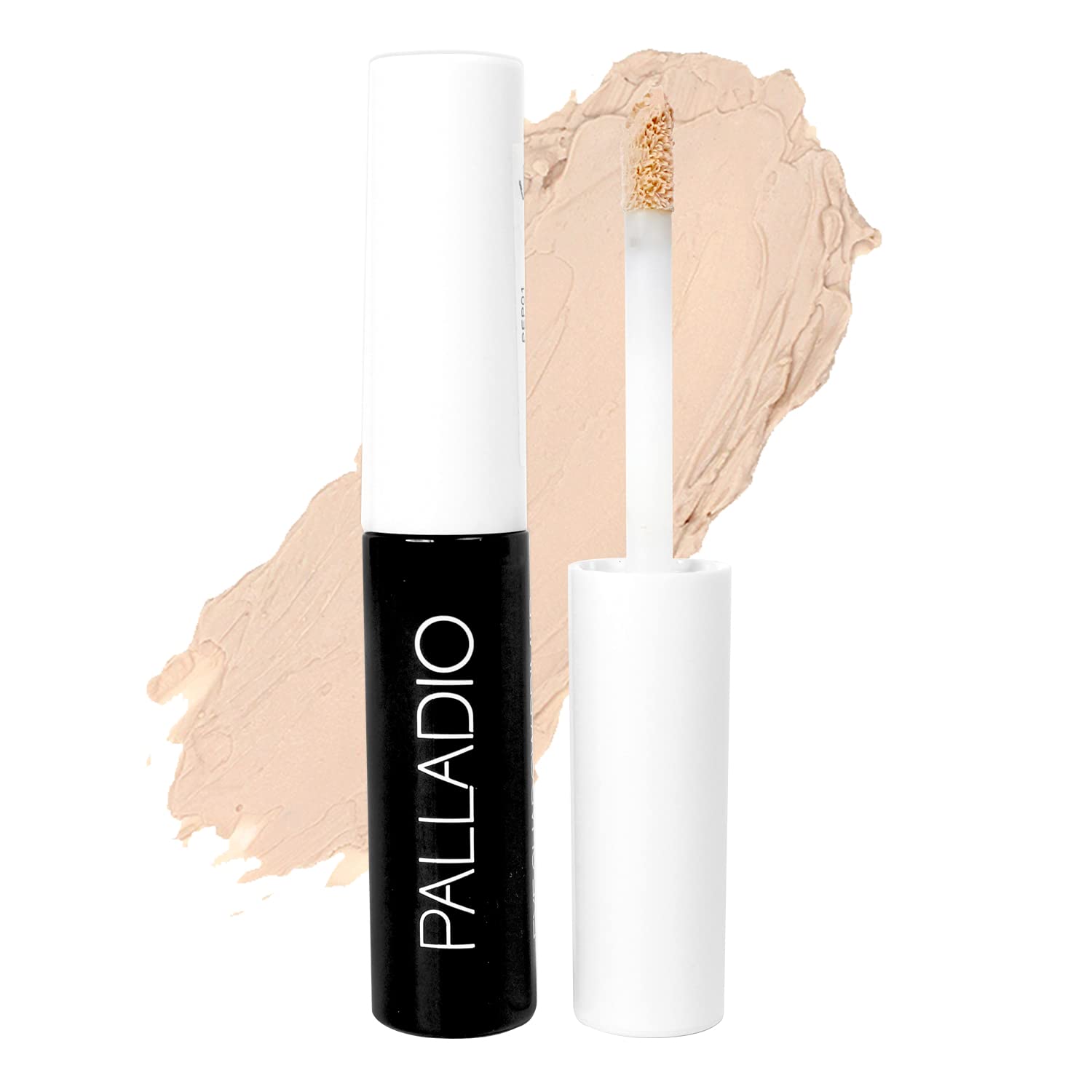 Palladio Eyeshadow Primer, Eliminates Creasing, Ensures Maximum Shadow Vibrancy All Day Long, Enhanced with 5 Different Herbal Extracts, Instantly Vanishing Sheer Finish, Easy Application with Wand