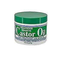 Hollywood Beauty Castor Oil Hair Treatment with Mink Oil, 7.5 Ounce Hollywood Beauty Castor Oil Hair Treatment with Mink Oil, 7.5 Ounce