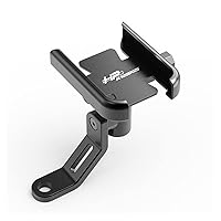 Bike Phone Holder For BM-&W R1250GS ADVENTURE LC HP R 1250 GS HP 2018-2021 Motorcycle CNC Handlebar Rearview Mirror Phone Holder GPS Stand Bracket Powersports Electrical Device Mounts ( Color : Rearvi