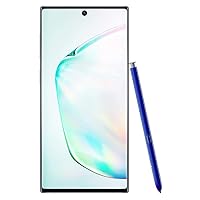 Samsung Galaxy Note 10 Factory Unlocked Cell Phone with 256GB (U.S. Warranty), Aura Glow (Silver) Note10 (Renewed)