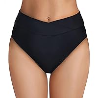 XJYIOEWT Womens Bathing Suit with Skirt High Cut Swim Bottom Full Coverage Swimsuit Bottom Sports Yoga Shorts Skirt