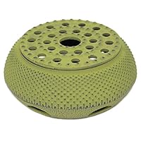 Green Hobnail Small Dot Japanese Cast Iron Tetsubin Teapot Candle Warmer(F15364-1)~ We Pay Your Sales Tax