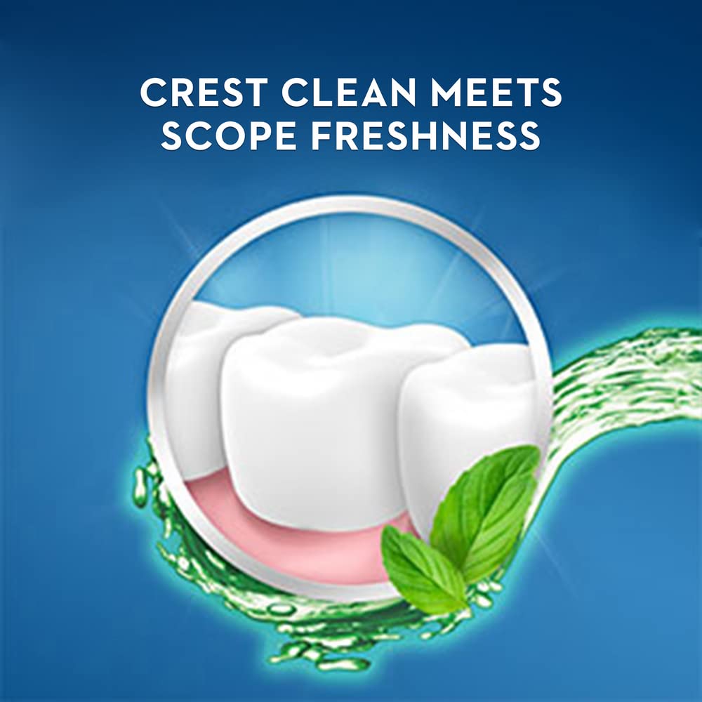 Crest Scope Classic Mouthwash, Original Formula, 500 Ml, 4 Count