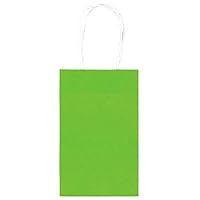 Elegant Lime Green Cub Paper Bag Value Pack (8.5