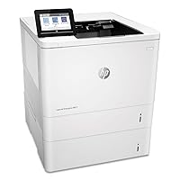 HP LaserJet Enterprise M611x Black and White Printer with built-in Ethernet, 2-sided printing & extra paper tray (7PS85A) White