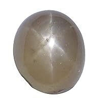 1.90 Ct. Unheated Natural Oval Cabochon Yellow White Star Sapphire Nigeria Loose Gemstone