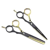 Hair Cutting Scissors Kits Stainless Steel Hairdressing Shears Set Barber/Salon/Home Shears Kit for Men Women and Pet