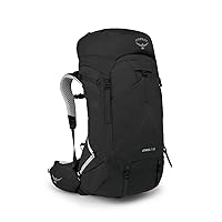 Osprey Atmos AG LT 65L Men's Backpacking Backpack, Black, S/M