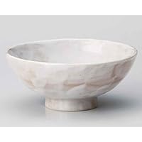 Shino 5inch RICE-BOWL White Ceramic Made in Japan
