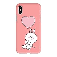 LINE FRIENDS KCL-CLS004 iPhone Xs Case, iPhone X Case, Color Soft Love is in The AIR CONY AIR iPhone Cover, 5.8 Inches, Wireless Charging Compatible, Official Licensed Product