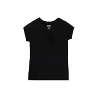 Girls Short Sleeve V-Neck T-Shirt Tee