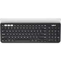 logitech K780 Multi-Device Wireless Keyboard for Computer, Phone and Tablet (Renewed)